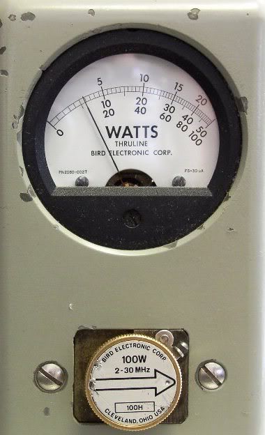 Fig.2: 12W output with "Aah", processor off. Photo: ZS6BIM.